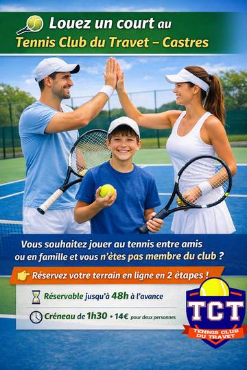 Stage tennis club du Travet Castres 